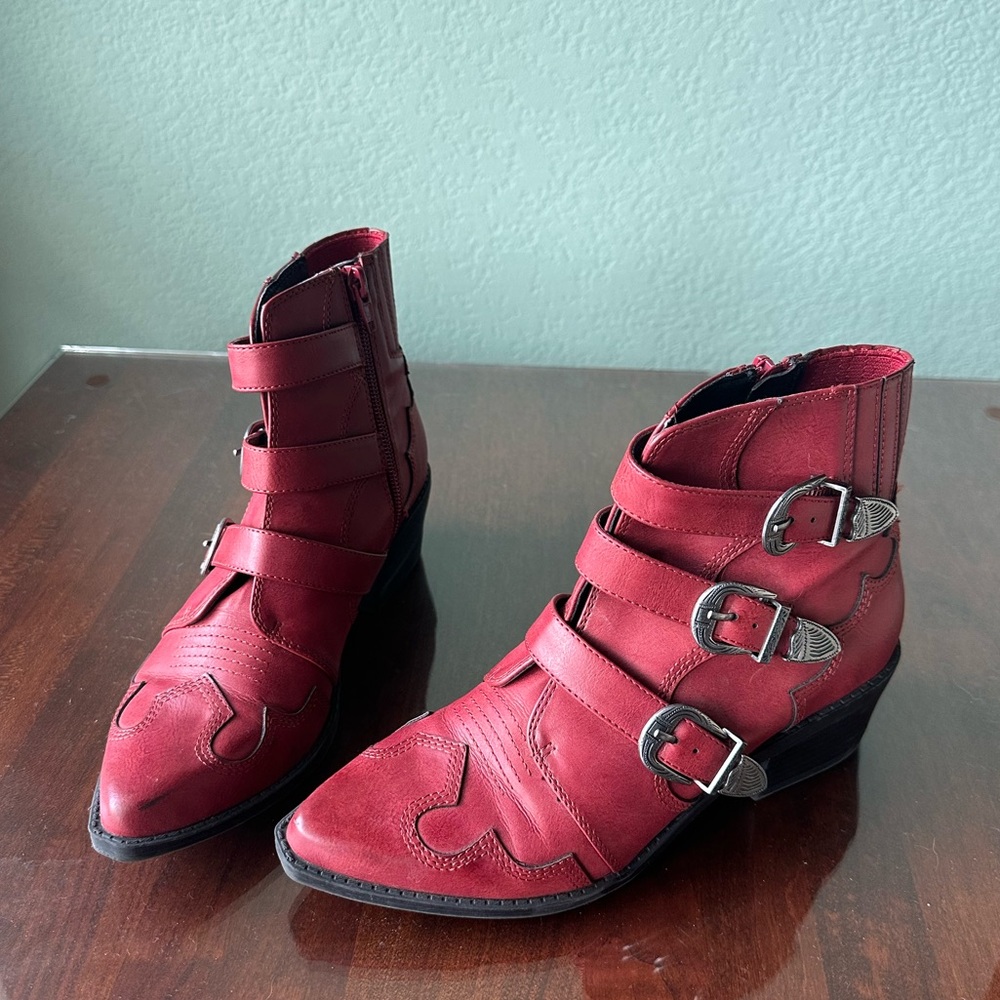 Red Cowboy Boots